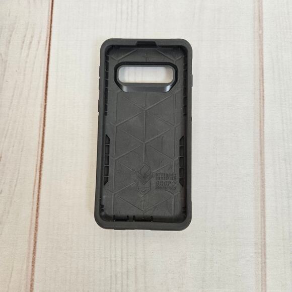 OtterBox Commuter Series Samsung Galaxy S10 Phone Case Black & Mushroom Pop - Picture 4 of 8